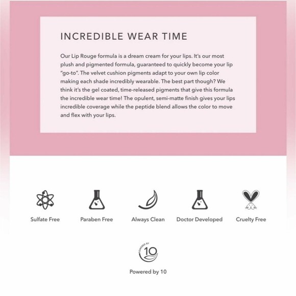 Doll10 Lip Rouge Lipstick Collection (Set of 4 full-size lipsticks) - Picture 5 of 6